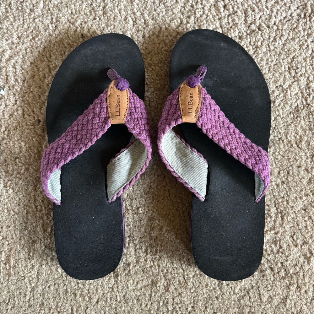 LL Bean Flip Flops Women’s Size 8